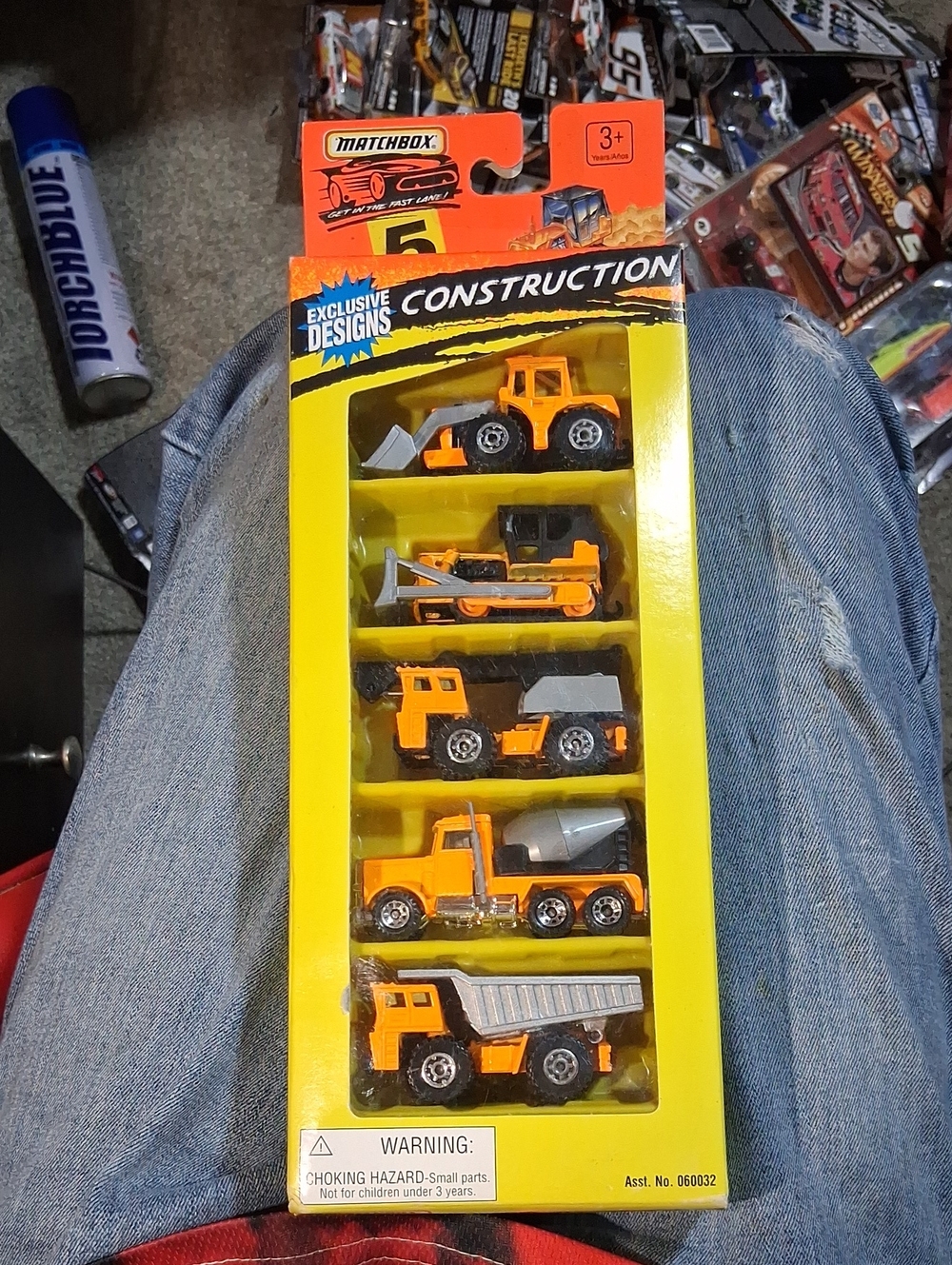 MatchBox Orange Construction Vehicle 5-Pack